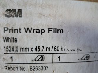 60" x 50yd 3M Print Wrap Film