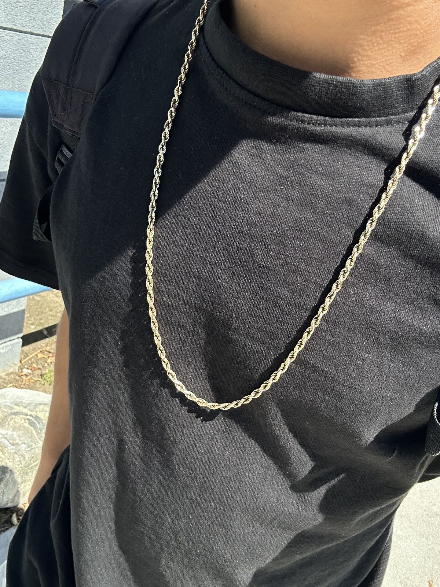 10k Gold Chain Solid Rope