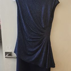 Blue Glitter Dress