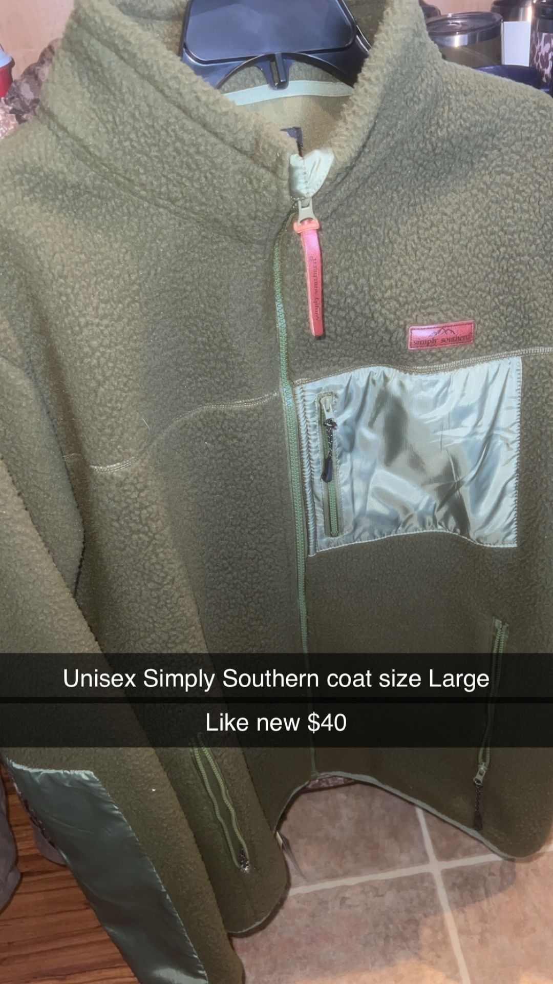 Unisex Simply southern Coat Size Large