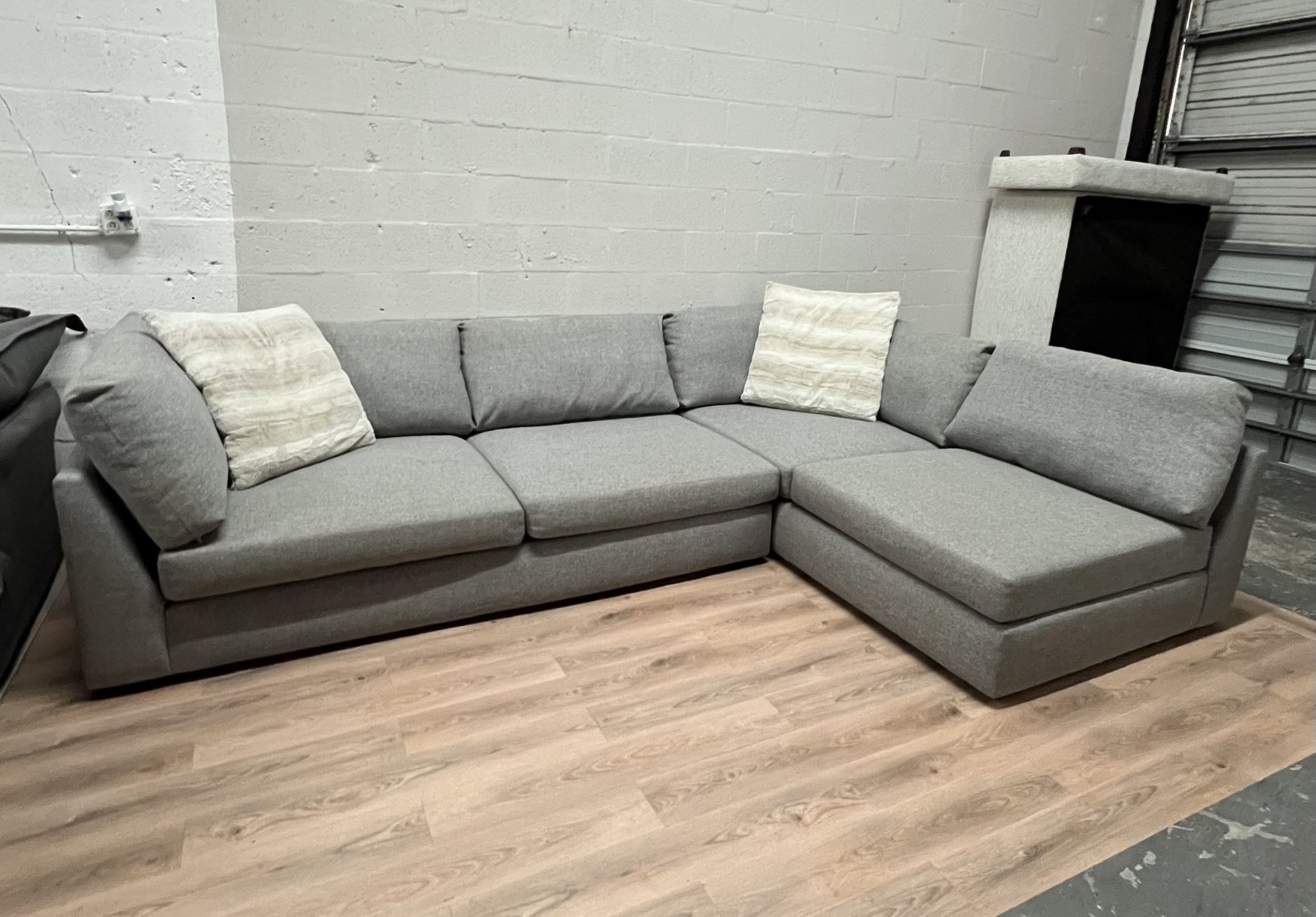 City Furniture gray sectional