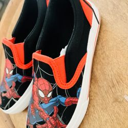 New Spider Man Kids Shoes Size 13