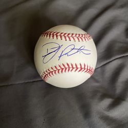 DJ Peters Signed Baseball