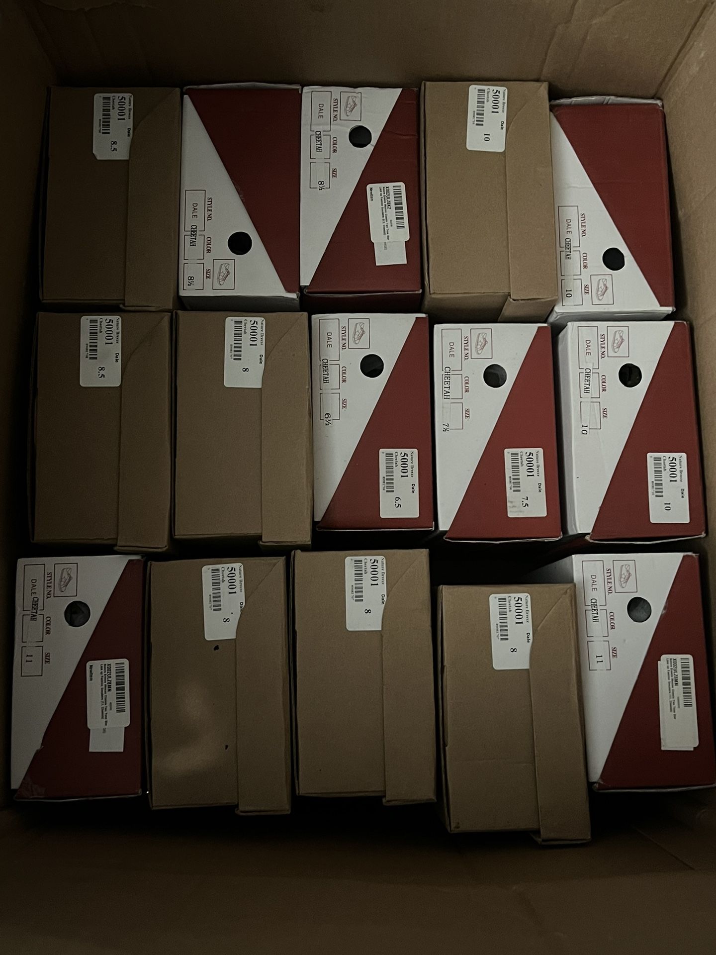 caja de sapatos nuevos