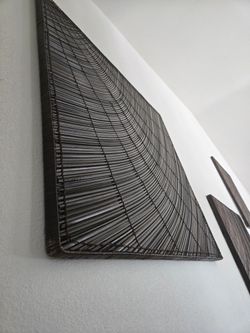 Wood Wall Art Panels Set of 3