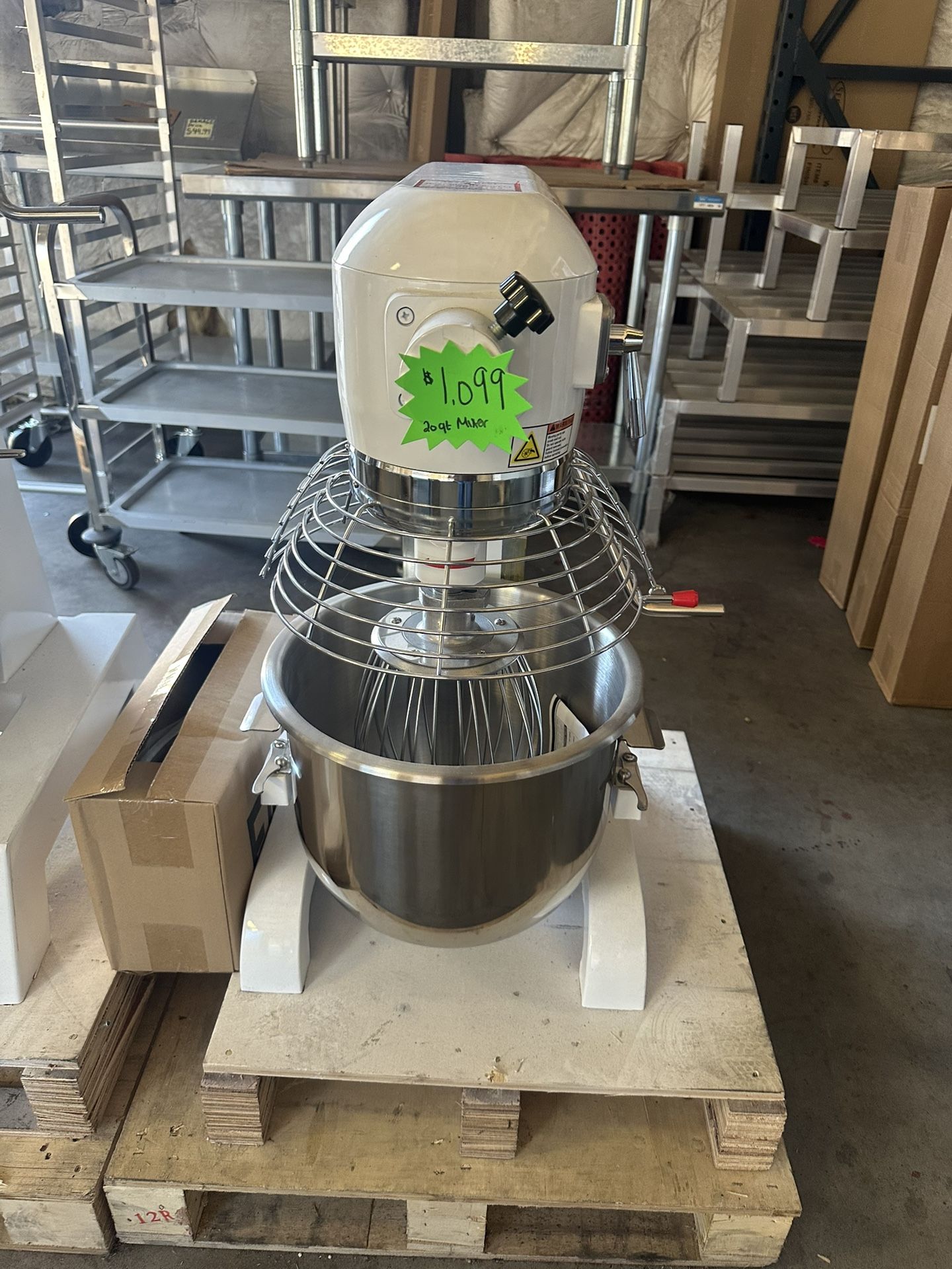 Brand New Commercial 20qt Planetary Mixer