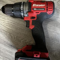 Bauer 20 V Cordless Drill No Charger