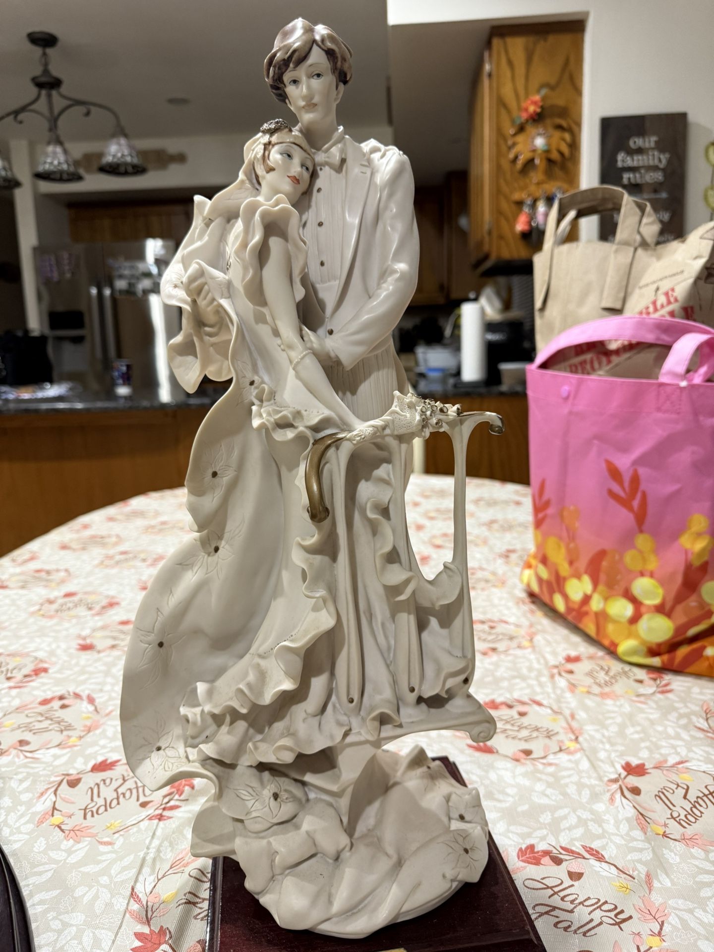 Armani Statue Lady And Man