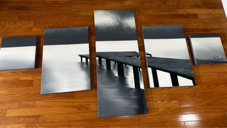 5-Piece Painted Canvas Art Set
