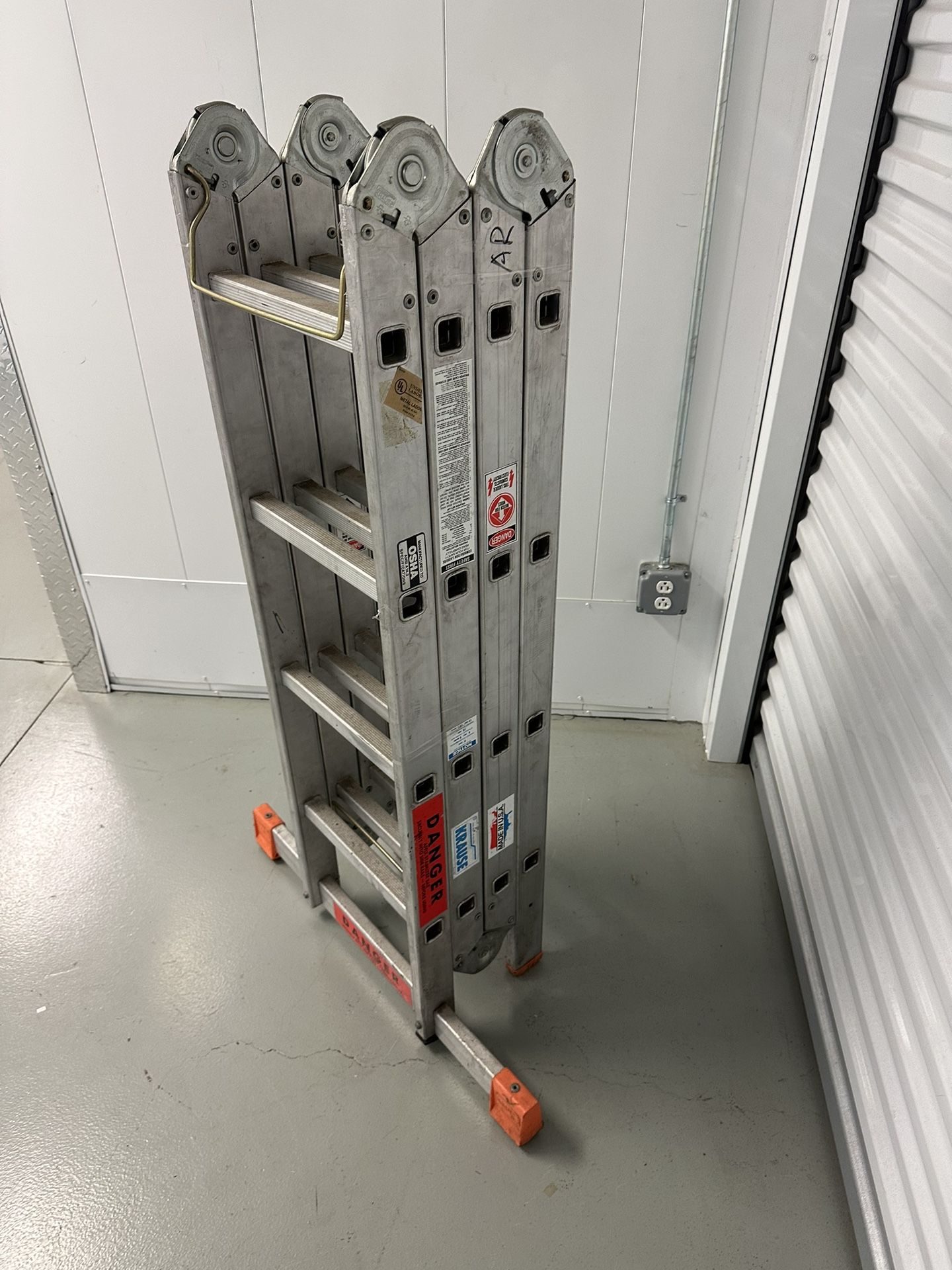 Krause 16 ft folding ladder online