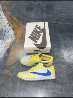 Size 8 - Travis Scott x Air Jordan 1 Retro OG SP Low Canary W