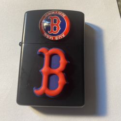 Boston Red Sox fliptop lighter new without fuel