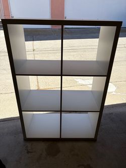 6 cube organizer white