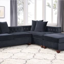Sectional Sofa + Ottoman 
