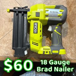18guage Brad nailer ryobi