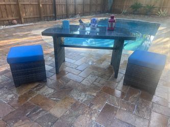 Beautiful outdoor dining set