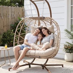 Double Hanging Egg Chair