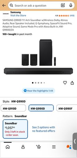 Samsung - Q990D Brand new (Sealed)
