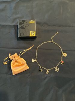 New Disney Mickey Mouse 90th Anniversary 20” Charm Necklace