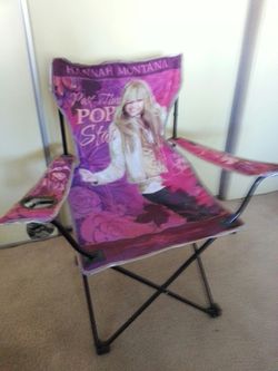 Hanna montana..miley cyrus folding chair