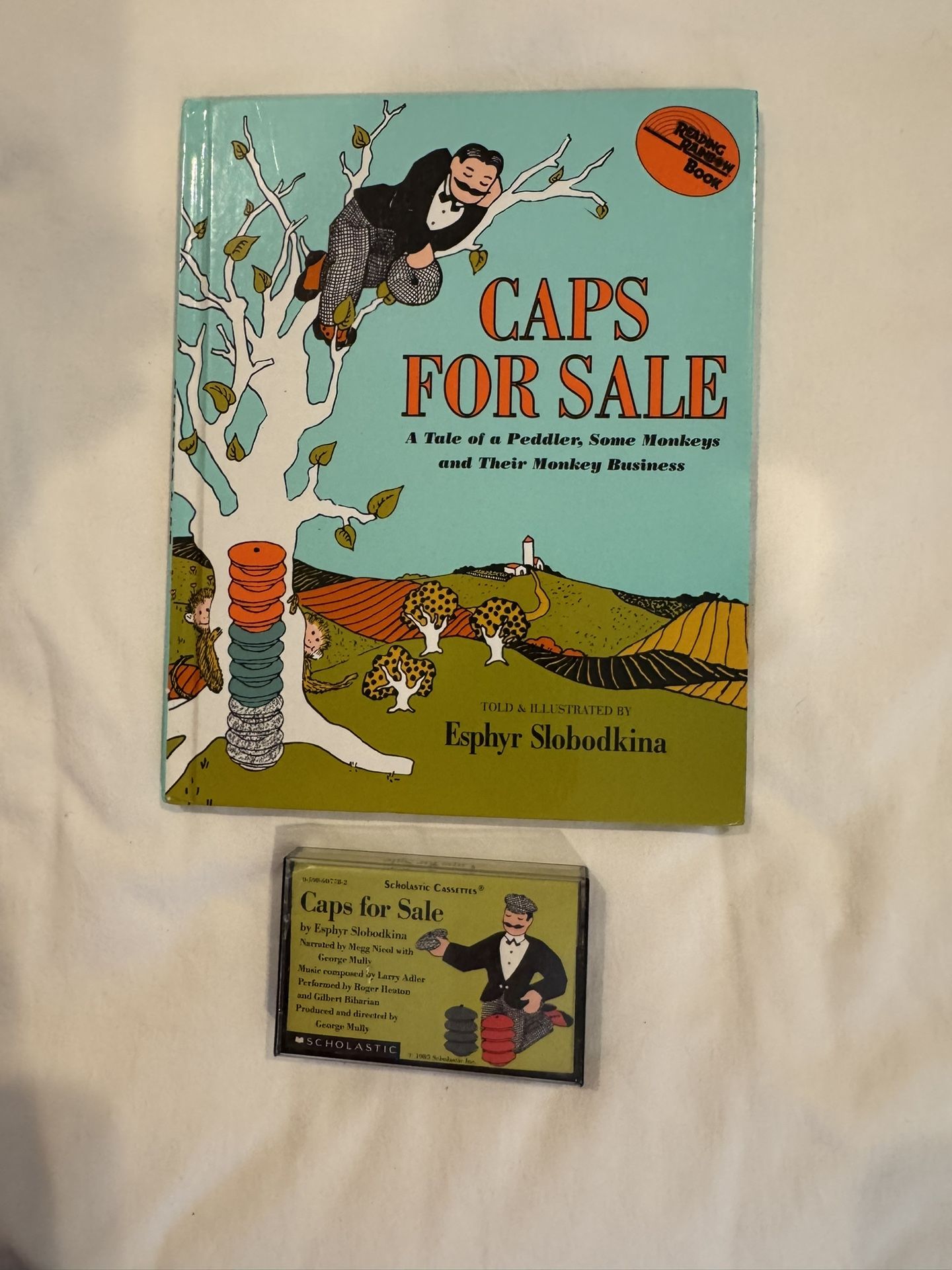 Caps for Sale Hardcover Book + Audio Cassette Set