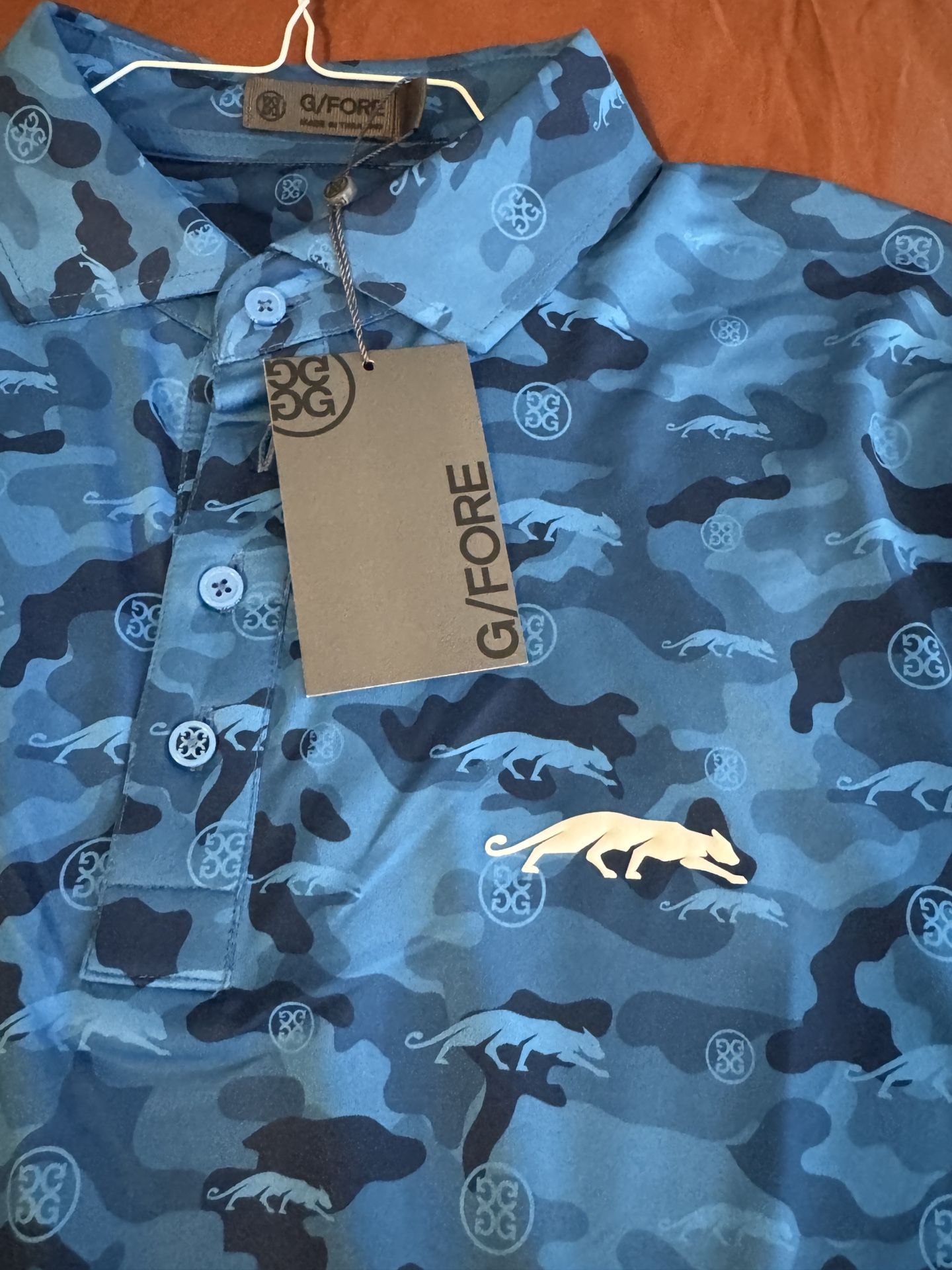 Exclusive From MJ’s Grove XXIII Clubhouse. G/Fore Camo logo Polo : Brand New
