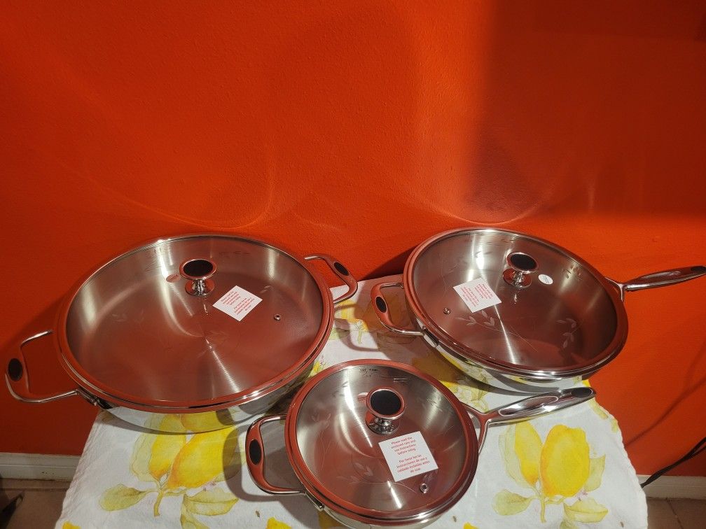 Caserola De 14 Sarten De 12 Y Sarten De 8.5