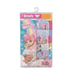 NWT Kindi Kids Girls 4Underwear, 7 Pack