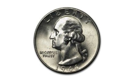 1946 - S Quarter BU