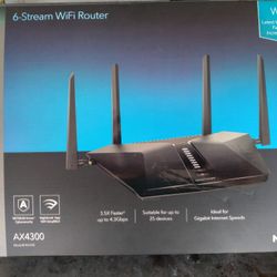 NETGEAR WIFI ROUTER 5-STREAM NEW