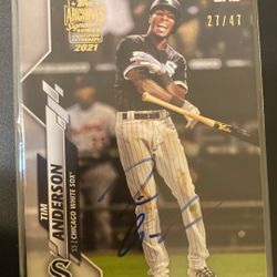 Tim Anderson  Topps 2021