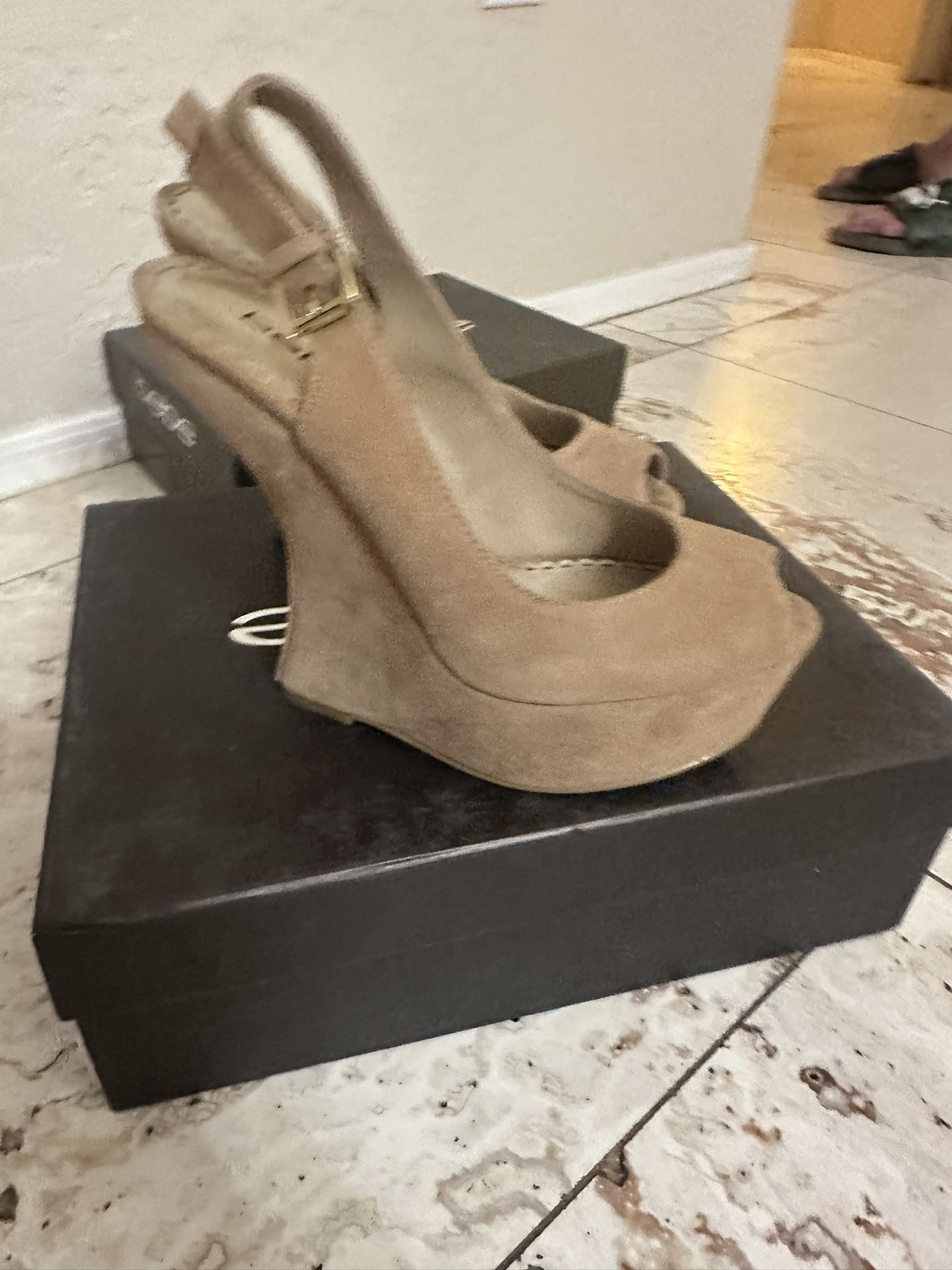 Wedge-heeled Sandals