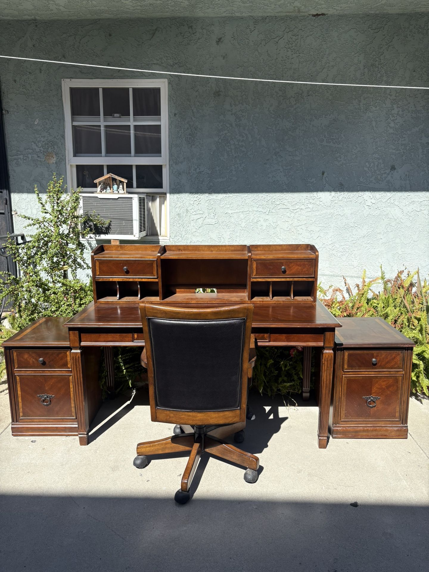 Antique Wood Office Desk