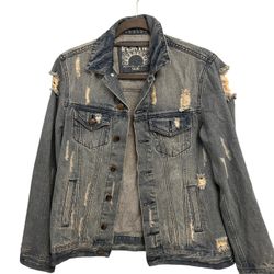 Spiritual Gangster Jacket XS Denim Jacket  “I am the Light”