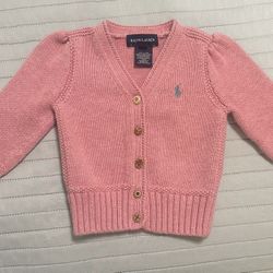 Ralph Lauren - Girls 12month Sweater - Nice 