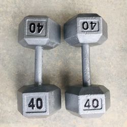 40 Lb Dumbbell Set