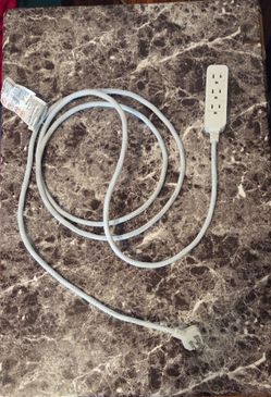 Cordinate 3-Outlet Braided Extension Cord
