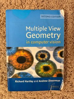 Multiple View Geometry in Computer Vision 2nd Edition