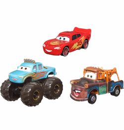 Pixar Cars Diecast Cars on the road 3 pack