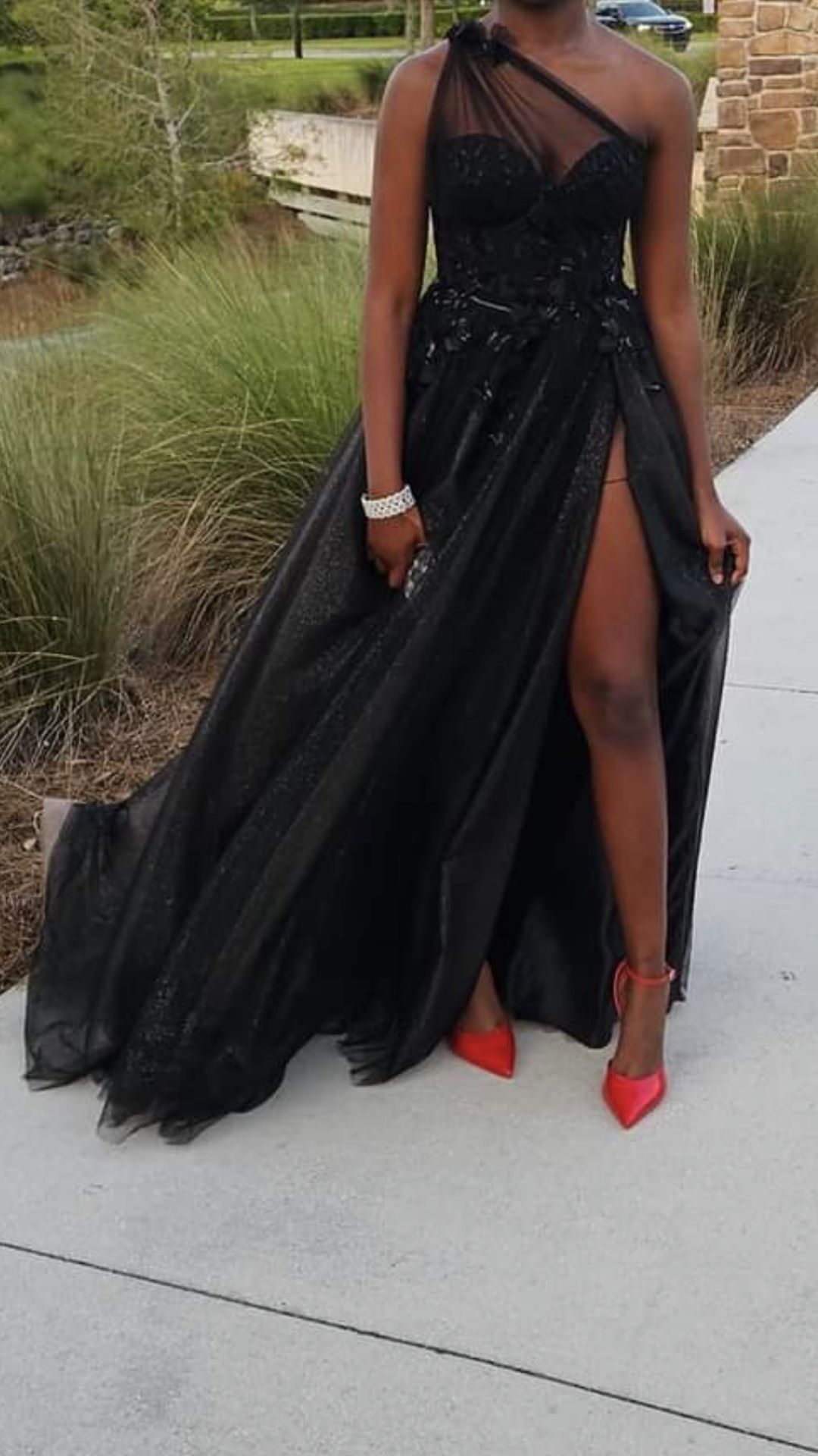 Black Dillards Prom Dress