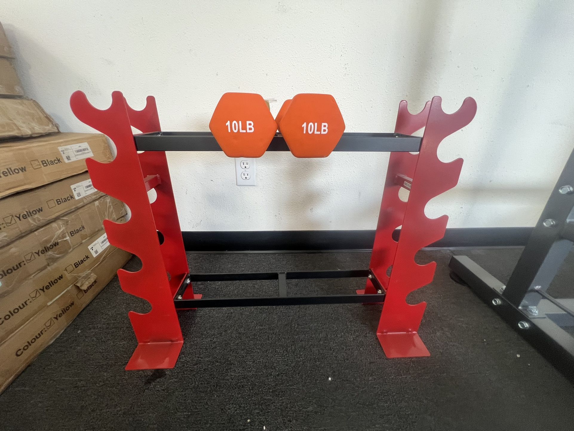 💪 Dumbbell Rack + 10LBS Pair