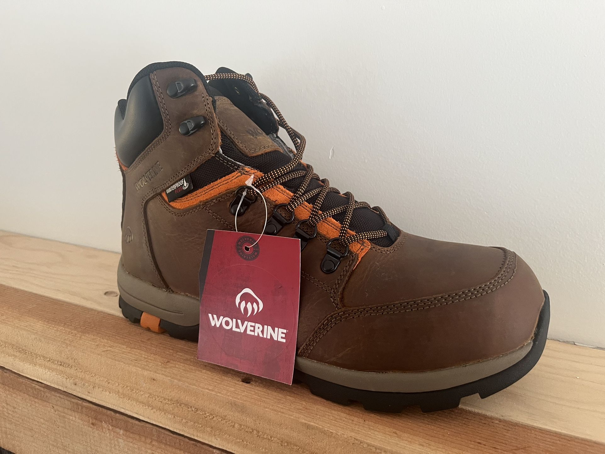 Wolverine work boots steel toe - brand new