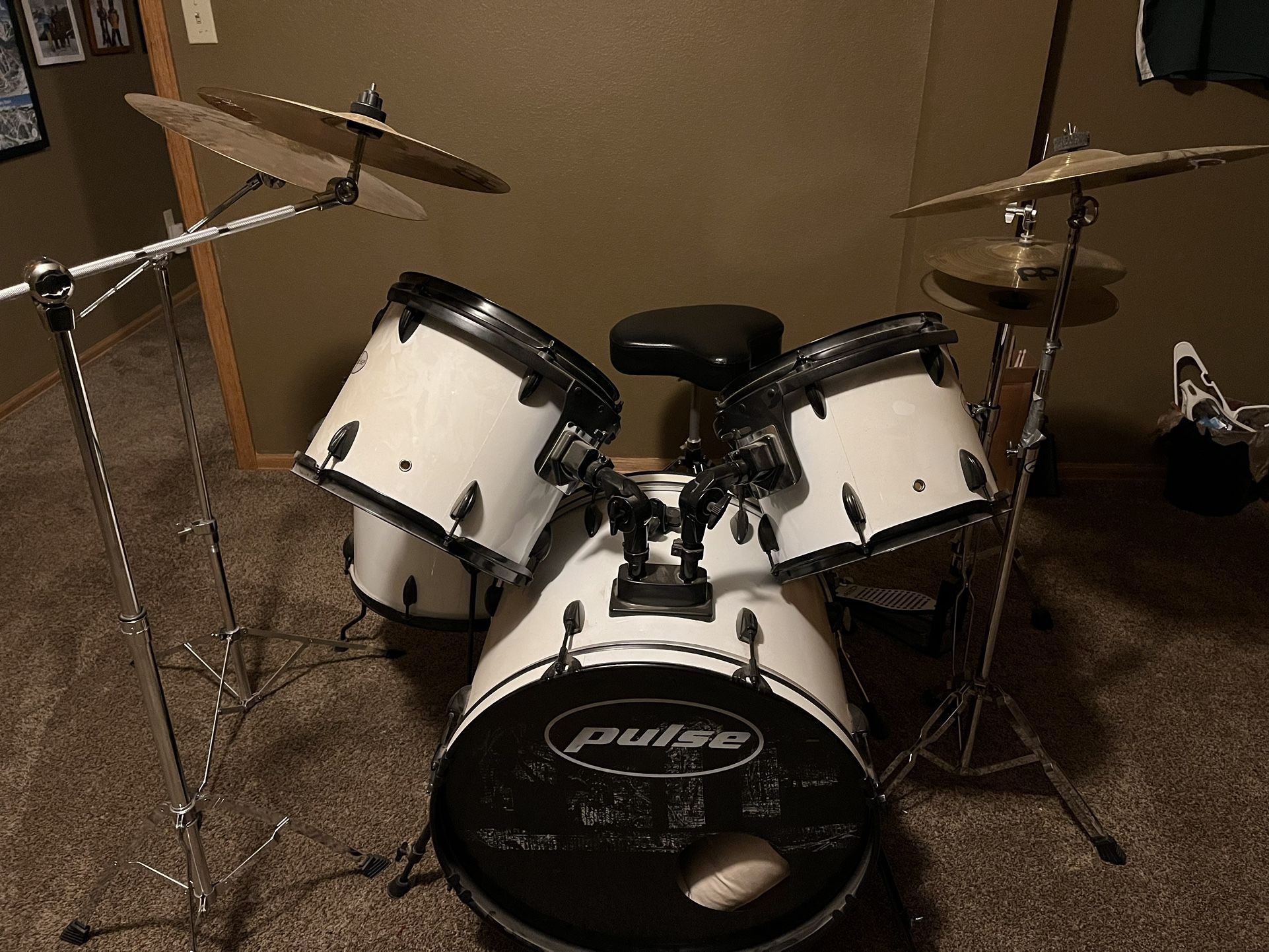 Pulse Five Piece Drum Set