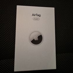 New Sealed Apple AirTag 4-Pack A2187 MX542LL/A