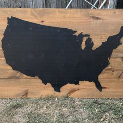 Giant US map Wall Art