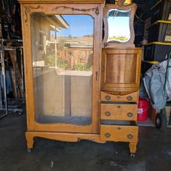 Antique Victorian Side By Side Secretary Desk / Arimore 