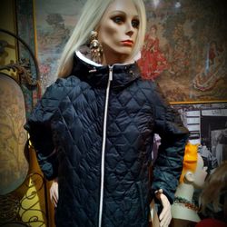 Michael Kors Quilted Jacket with Faux Fur.