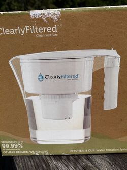 NIB Clearly Filtered Water Pitcher and Filter