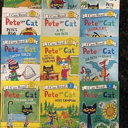 Pete The Cat Early Reader Book Lot - My First Shared Reading + Level 1