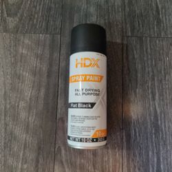 Spray Paint Flat Black HDX Fast Drying All Purpose 95%